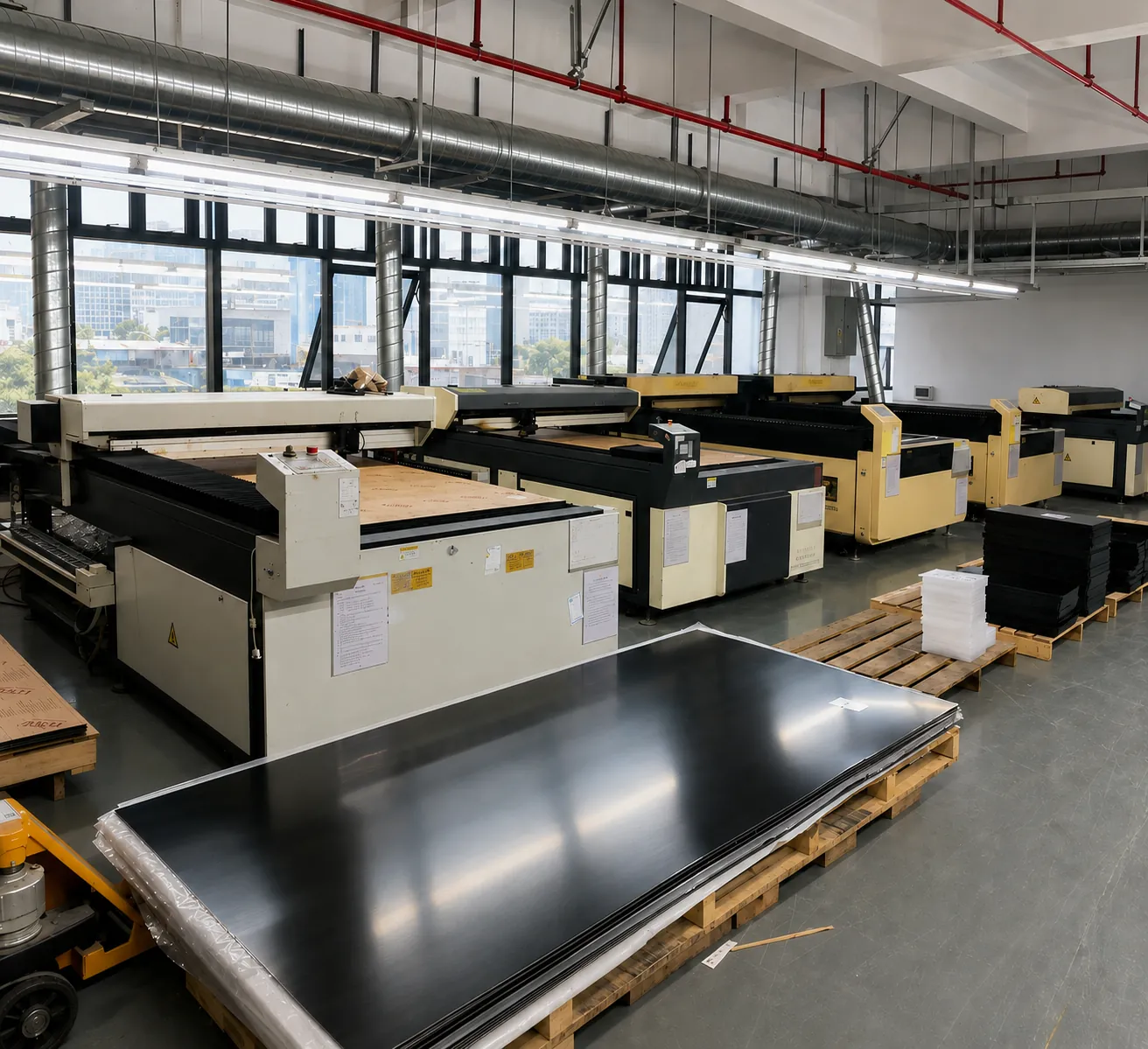 Mahjong packaging and fulfillment area