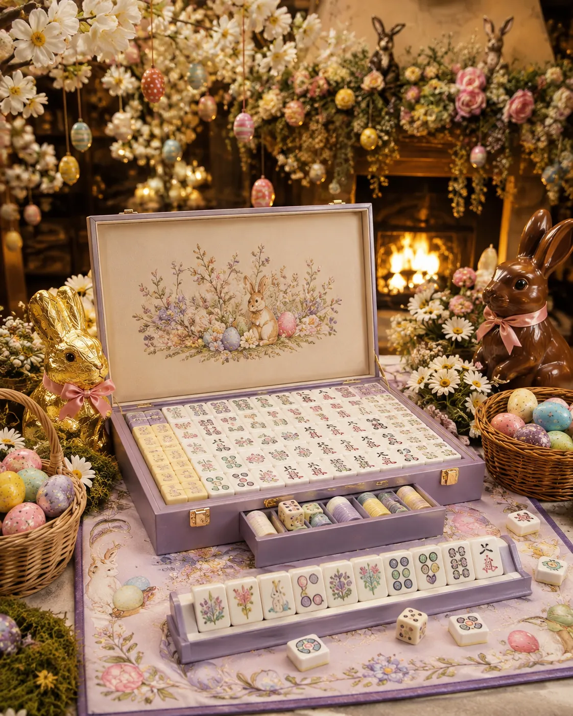 Easter mahjong collection gift presentation