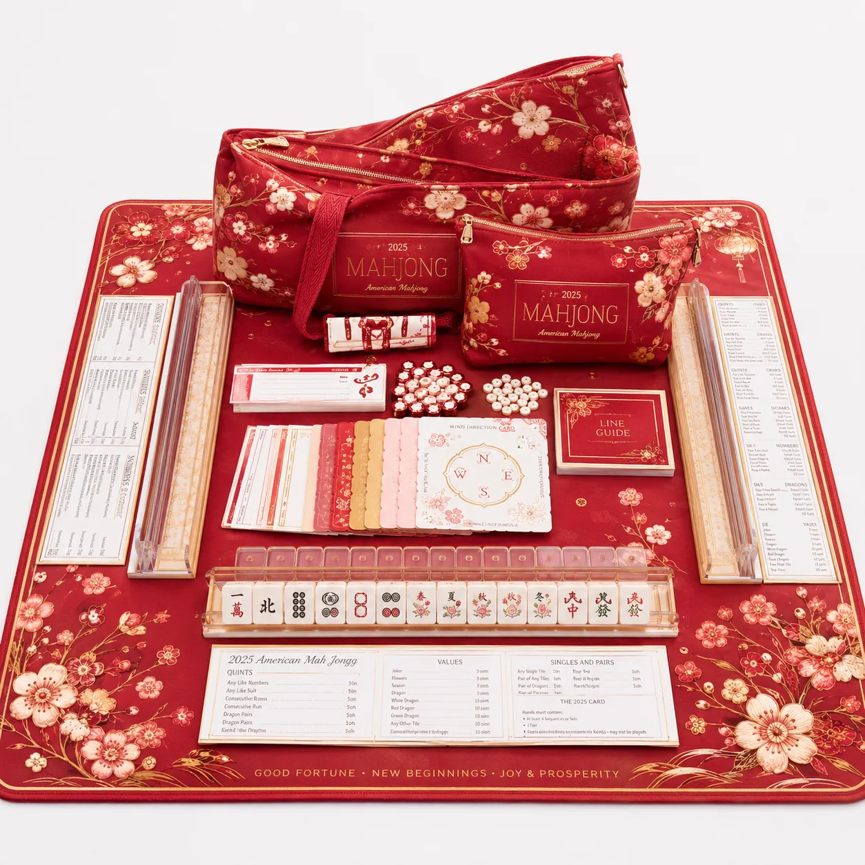 Lunar New Year Mahjong Mat Set