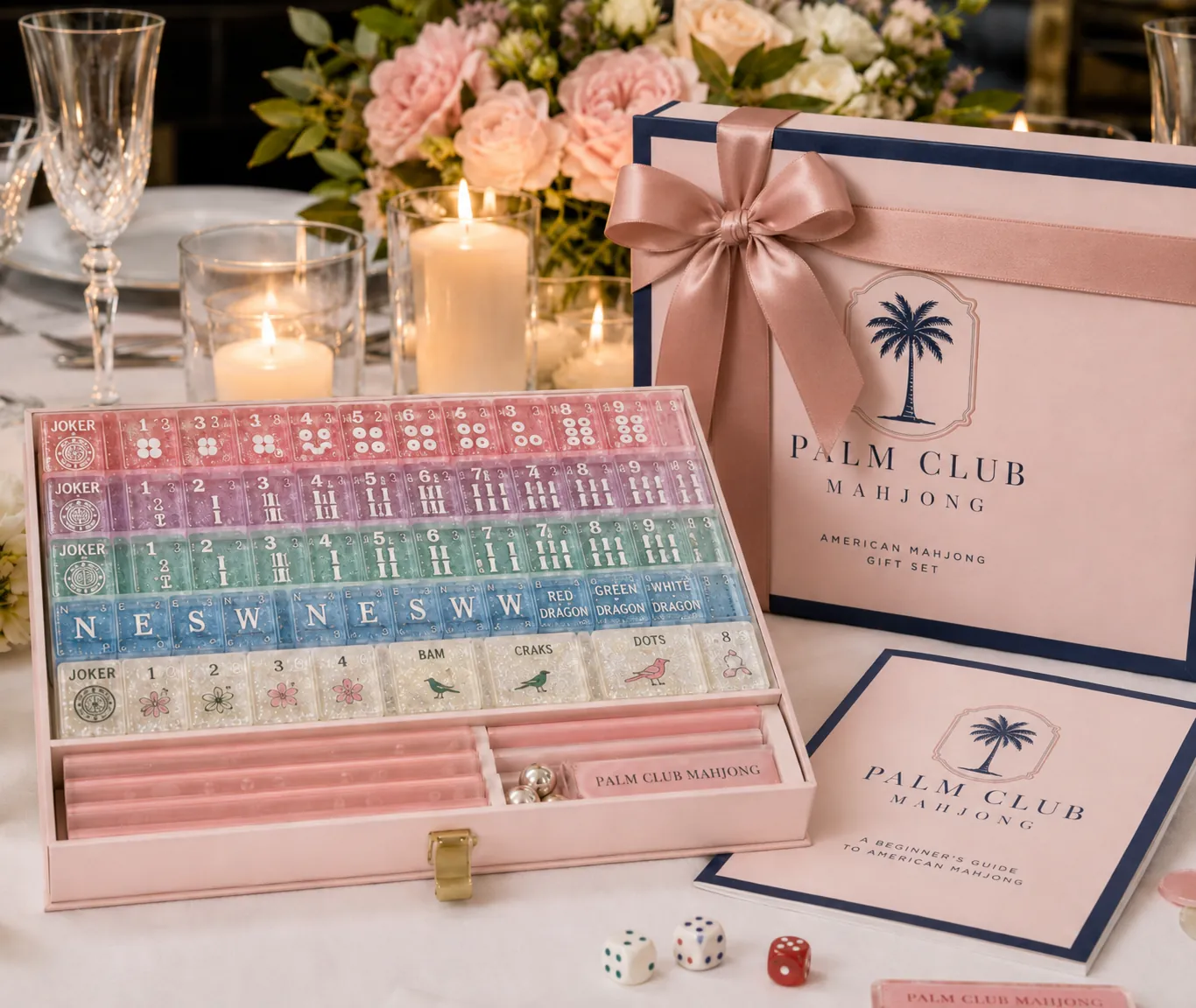 Premium Mahjong gift packaging product presentation