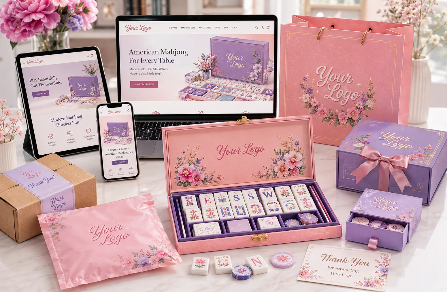 Custom Mahjong products for e-commerce sellers